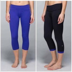 Wunder Under Cropped Lululemon Leggings